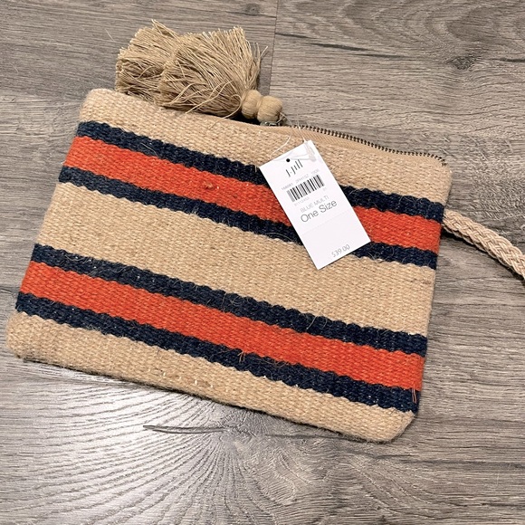 J. Jill Handbags - Jute striped wristlet bag